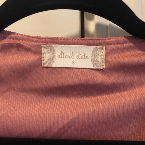 Altar’d State Women’s Artiz Dress Maxi Hi Low - Picture 4 of 7